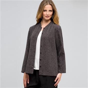 3/4 Sleeve Relaxed Jacket, , large