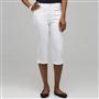 Classic Denim Straight Leg Capri, Porcelain, small