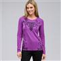 Long Sleeve Crew Neck Top, Meadow Violet Multi, small