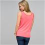 Lace Trim Tank, fiesta coral, small