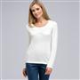 Long Sleeve Appliqued Crew Neck, Sugar, small