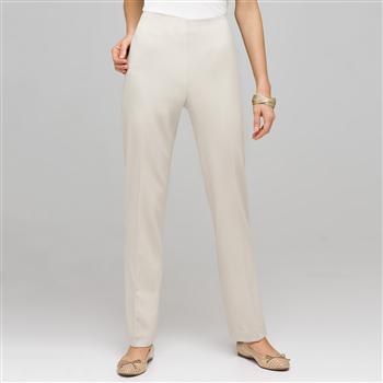 Flat Front Slim Pant, Stone, large