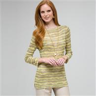 Boat Neck Tunic, Keylime Multi, medium