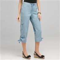 Capri Utility Pant., Chambray Blue, medium